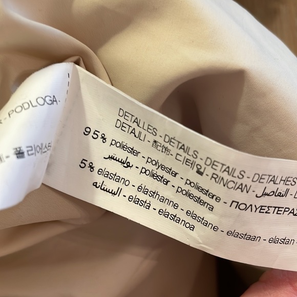 ZARA TRF Cream Faux Fur Bomber Jacket Size Small - Picture 7 of 7